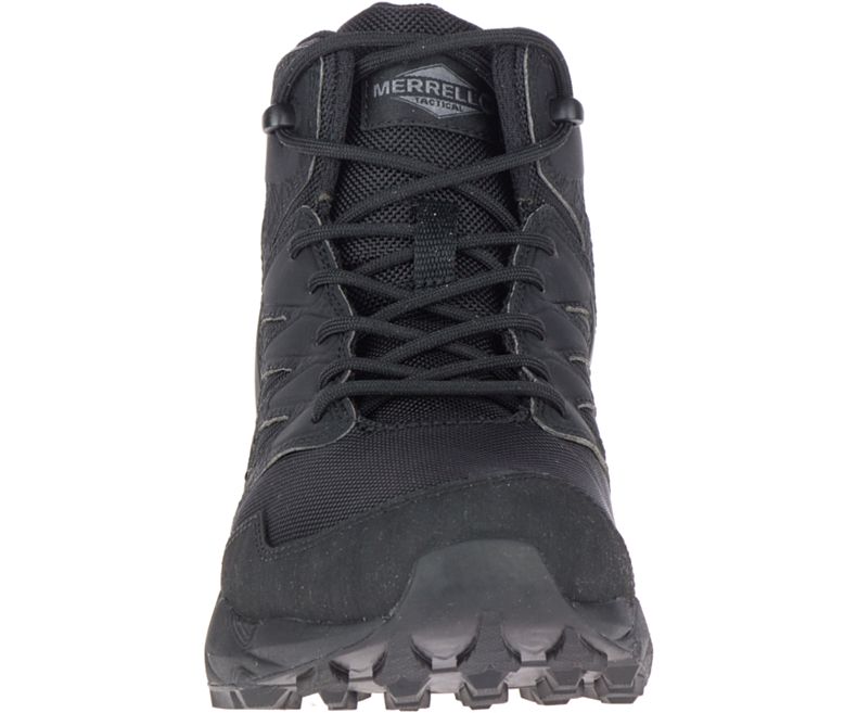 Merrell Agility Peak Mid Tactical Vanntette Shoe Gåsko Herre Svarte | 40840M-2WB