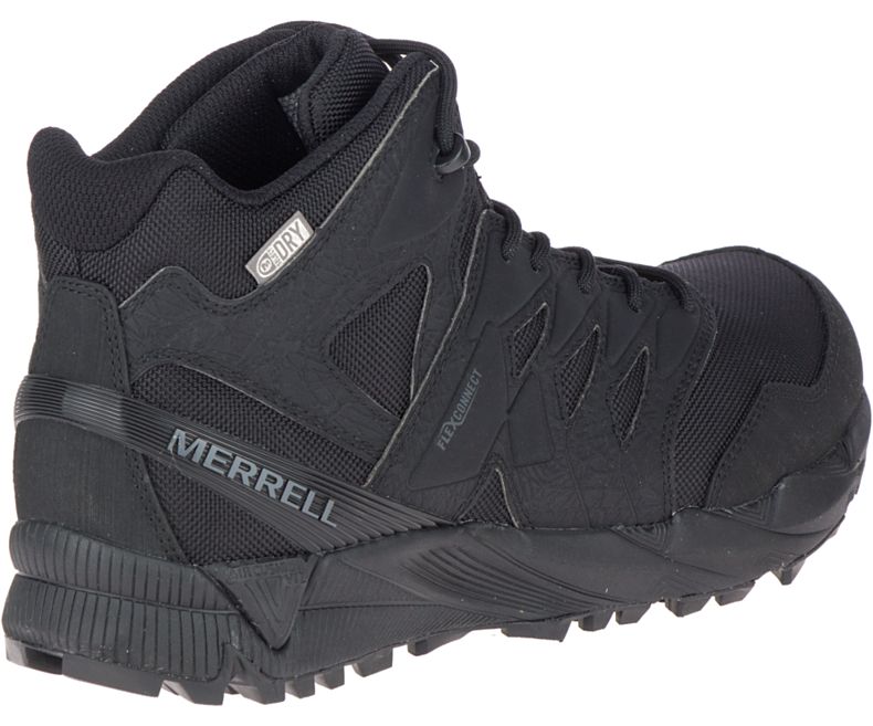 Merrell Agility Peak Mid Tactical Vanntette Shoe Gåsko Herre Svarte | 40840M-2WB