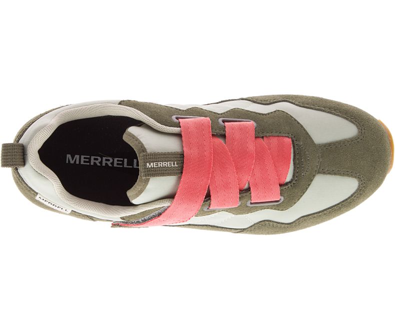 Merrell Alpine Sneaker Cross Joggesko Dame Korall Olivengrønne | 39577W-1SC