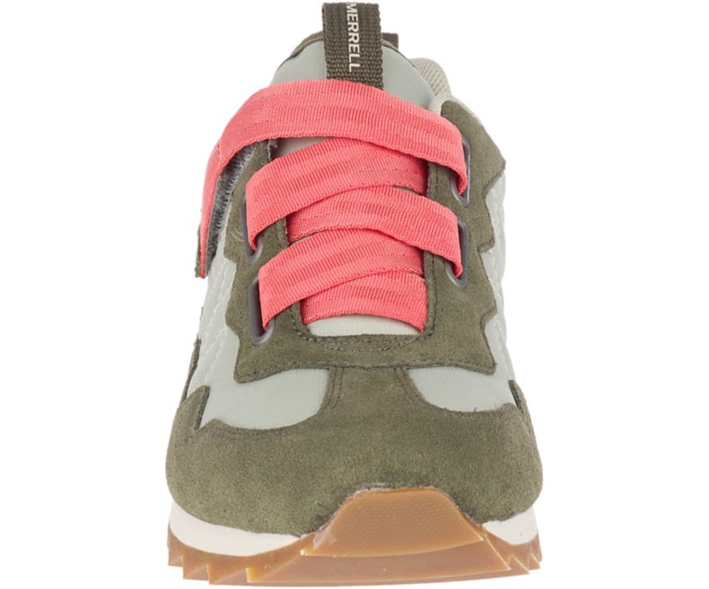 Merrell Alpine Sneaker Cross Joggesko Dame Korall Olivengrønne | 39577W-1SC