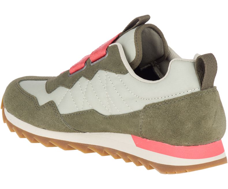 Merrell Alpine Sneaker Cross Joggesko Dame Korall Olivengrønne | 39577W-1SC