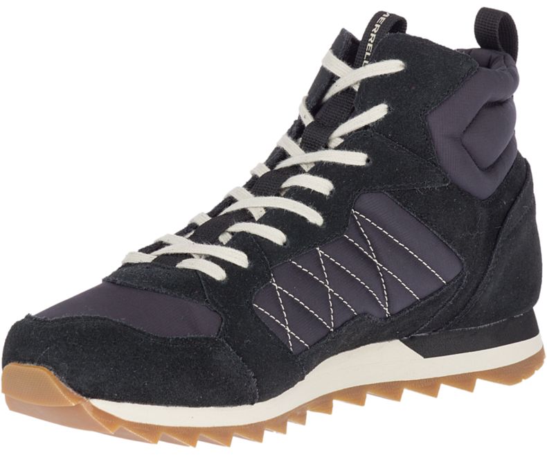 Merrell Alpine Sneaker Mid Joggesko Herre Svarte | 39590M-2SA