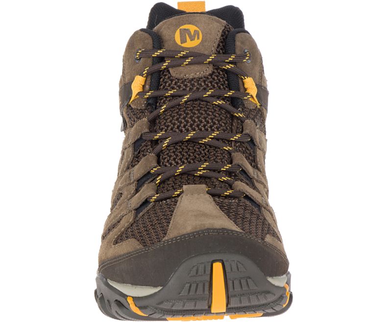 Merrell Alverstone Mid Vanntette Brede Bredde Gåsko Herre Brune | 35662M-2WB