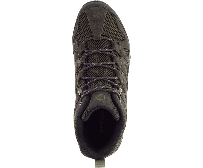 Merrell Alverstone Mid Vanntette Gåsko Herre Olivengrønne | 35661M-2WO