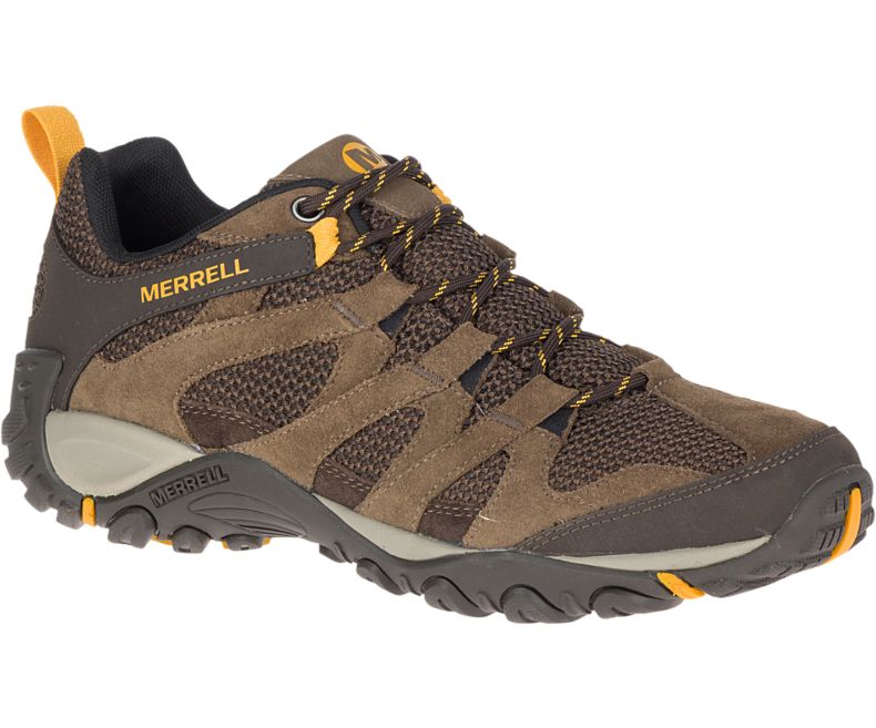 Merrell Alverstone Vanntette Brede Bredde Fjellsko Herre Brune | 35668M-2HB
