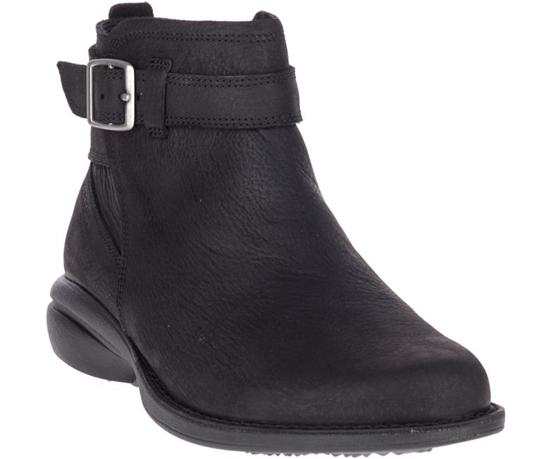 Merrell Andover Bluff Vanntette Støvler Dame Svarte | 40984W-1BB