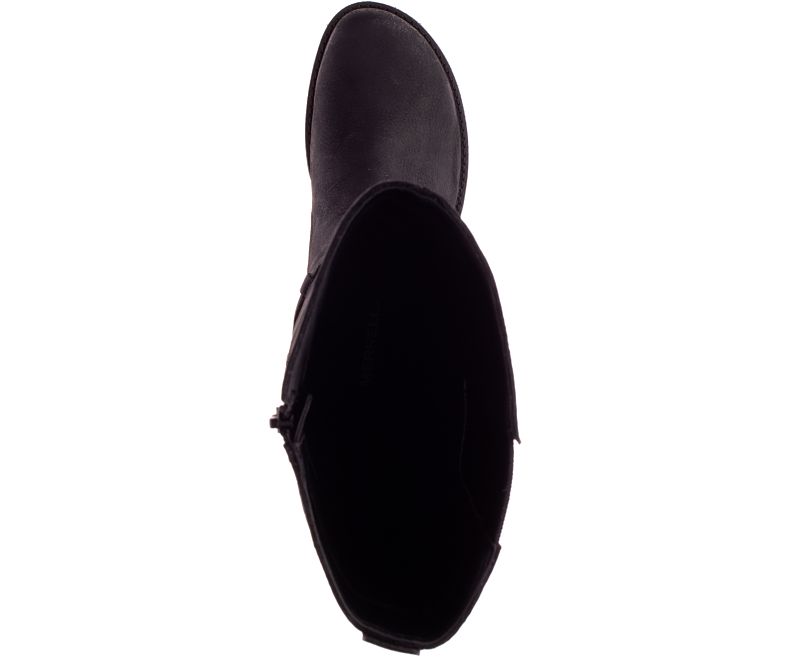 Merrell Andover Høye Vanntette Støvler Dame Svarte | 40981W-1BB