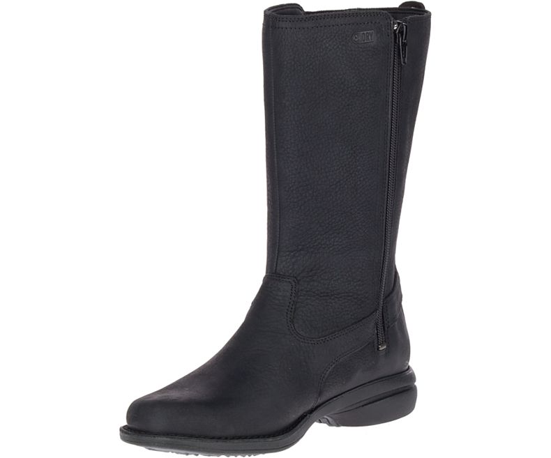 Merrell Andover Peak Vanntette Støvler Dame Svarte | 40982W-1BB
