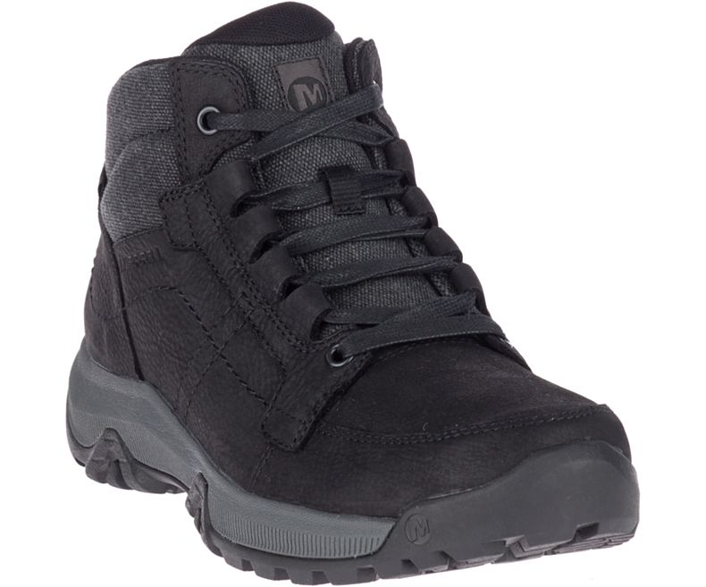 Merrell Anvik Pace Mid Vanntette Fjellsko Herre Svarte | 41391M-2HB