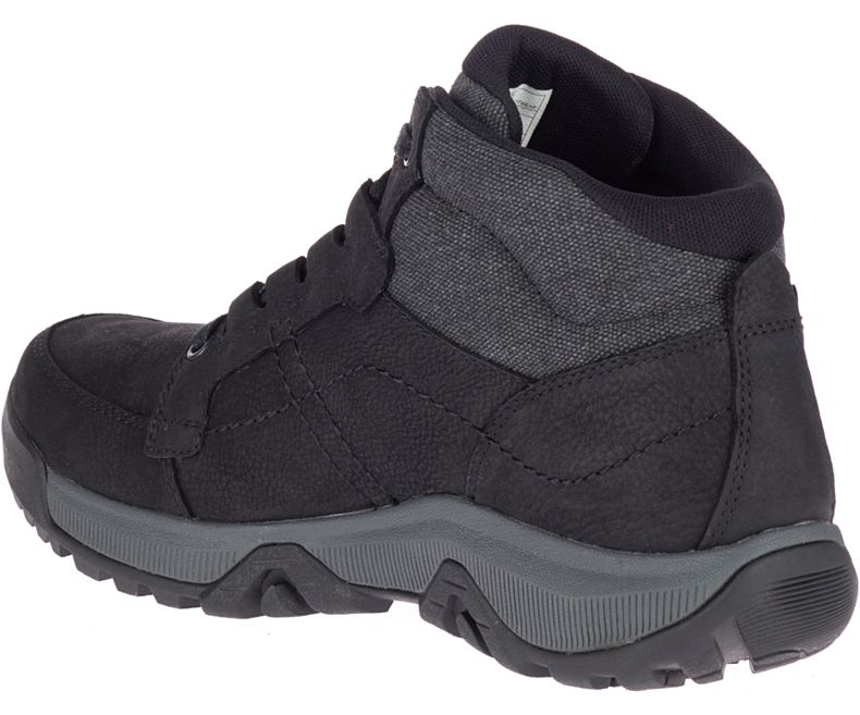 Merrell Anvik Pace Mid Vanntette Fjellsko Herre Svarte | 41391M-2HB