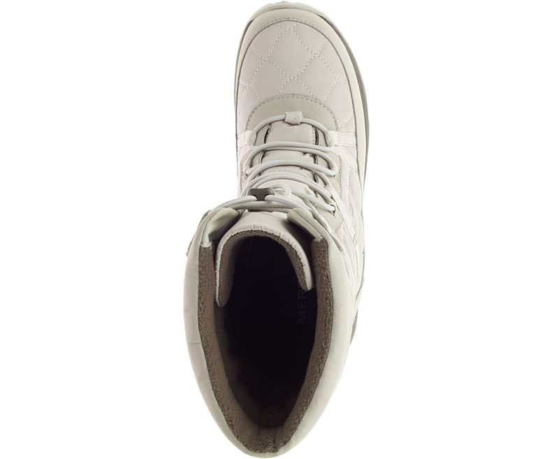 Merrell Approach Høye Vanntette Vanntette Sko Dame Sølv | 35836W-1WS