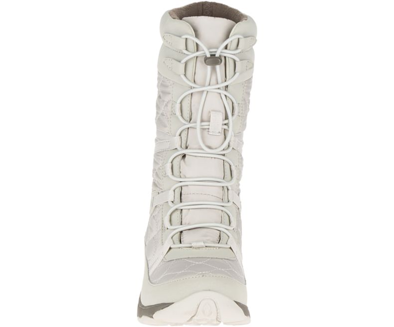 Merrell Approach Høye Vanntette Vanntette Sko Dame Sølv | 35836W-1WS