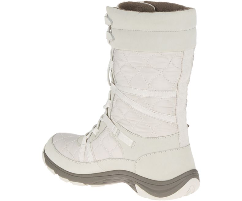 Merrell Approach Høye Vanntette Vanntette Sko Dame Sølv | 35836W-1WS
