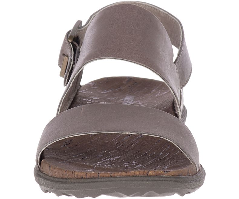 Merrell Around Town Luxe Backstrap Sandaler Dame Brune | 35746W-1SB
