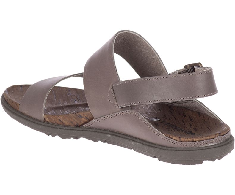 Merrell Around Town Luxe Backstrap Sandaler Dame Brune | 35746W-1SB