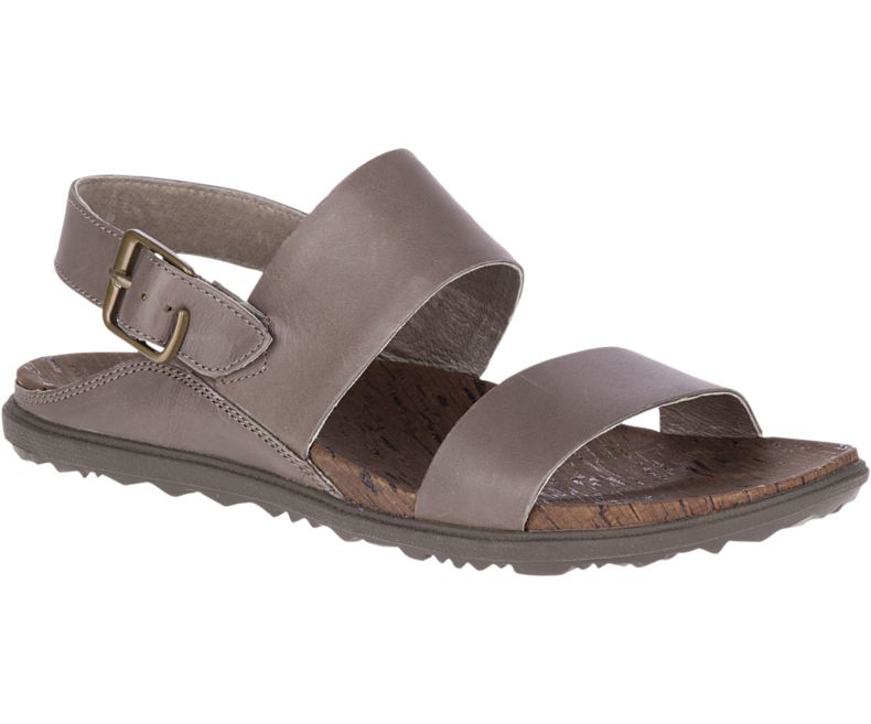 Merrell Around Town Luxe Backstrap Sandaler Dame Brune | 35746W-1SB