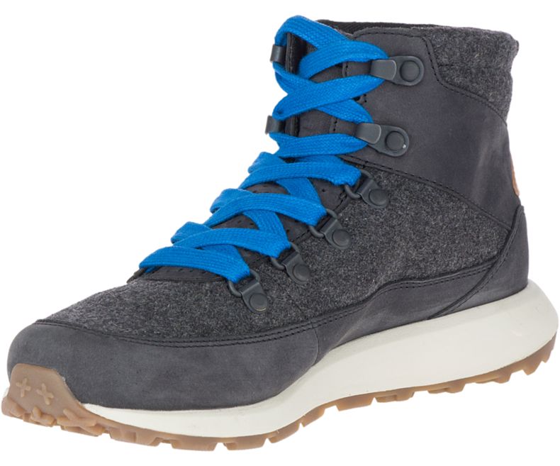 Merrell Ashford Classic Chukka Joggesko Dame Svarte | 40974W-1SB