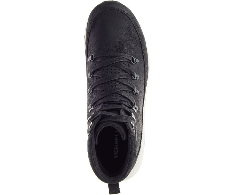Merrell Ashford Classic Chukka Lær Joggesko Herre Svarte | 41104M-2SB