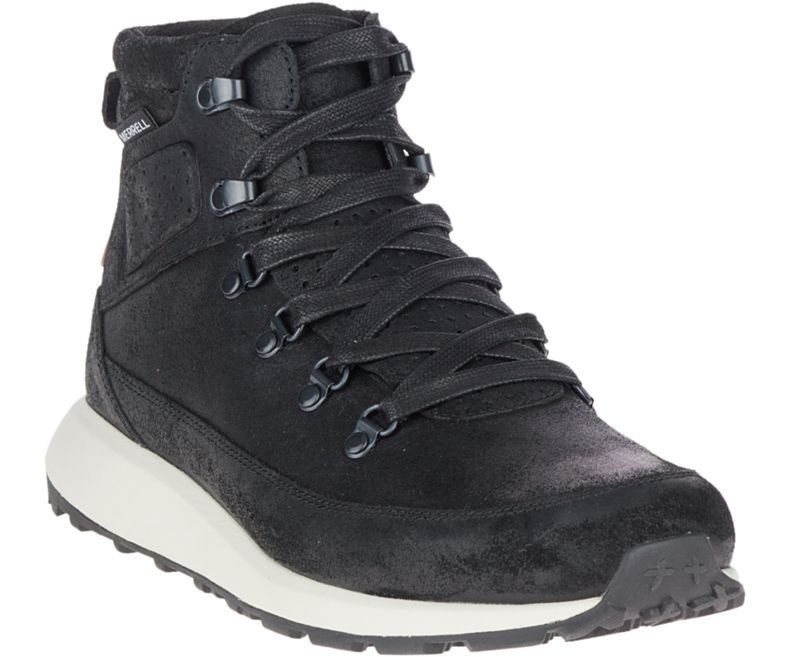 Merrell Ashford Classic Chukka Lær Joggesko Herre Svarte | 41104M-2SB