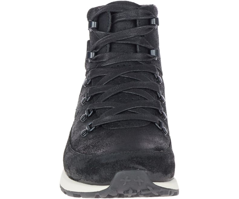 Merrell Ashford Classic Chukka Lær Joggesko Herre Svarte | 41104M-2SB
