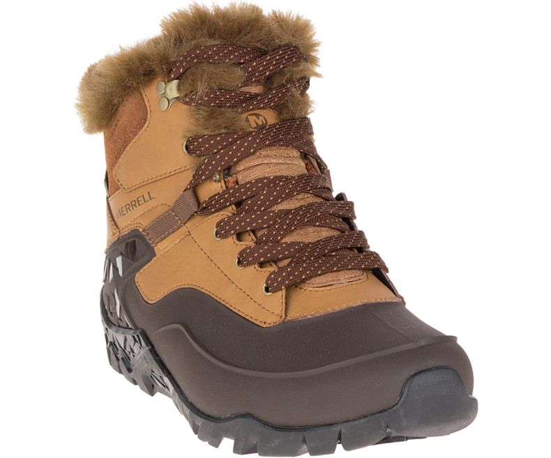 Merrell Aurora 6 Ice+ Vanntette Vanntette Sko Dame Brune | 26941W-1WB