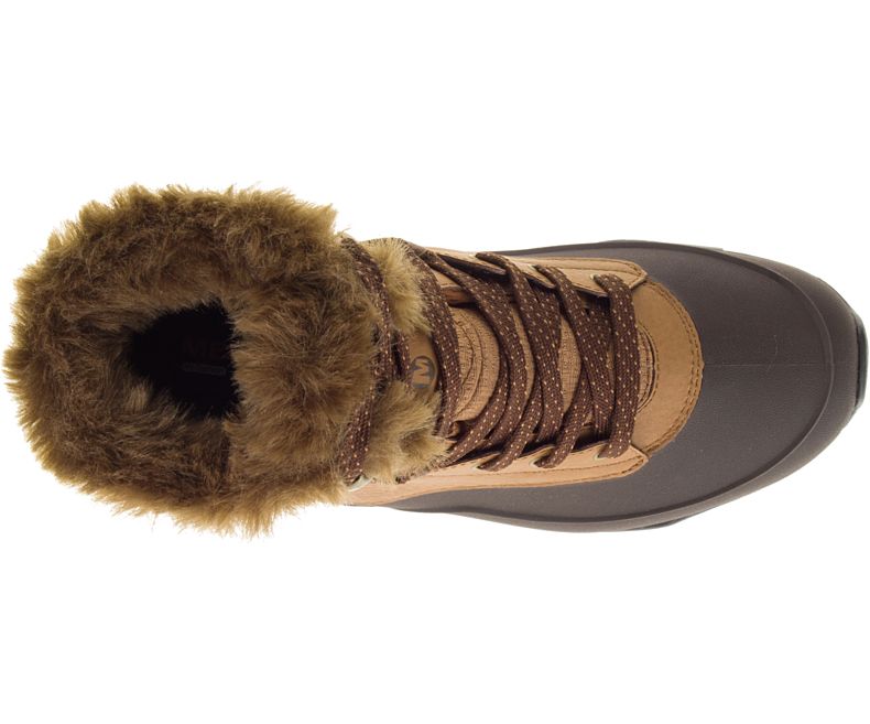 Merrell Aurora 6 Ice+ Vanntette Vinterstøvler Dame Brune | 26941W-1IB