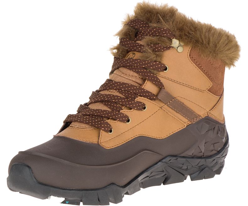 Merrell Aurora 6 Ice+ Vanntette Vinterstøvler Dame Brune | 26941W-1IB