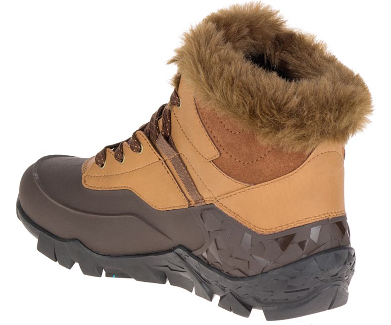 Merrell Aurora 6 Ice+ Vanntette Vinterstøvler Dame Brune | 26941W-1IB