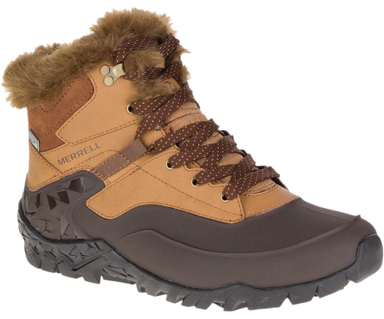 Merrell Aurora 6 Ice+ Vanntette Vinterstøvler Dame Brune | 26941W-1IB