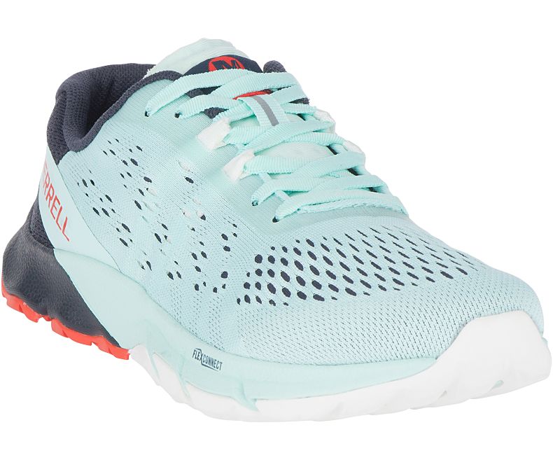 Merrell Bare Access Flex 2 E -Mesh Løpesko Dame Lyse Turkis Rød | 36365W-1RL