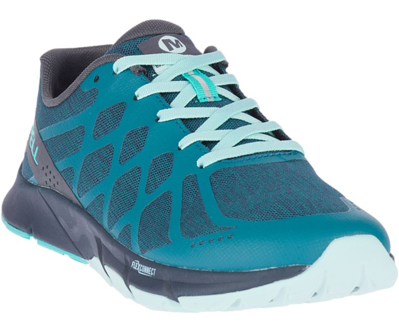 Merrell Bare Access Flex 2 Joggesko Dame Turkis | 36366W-1ST