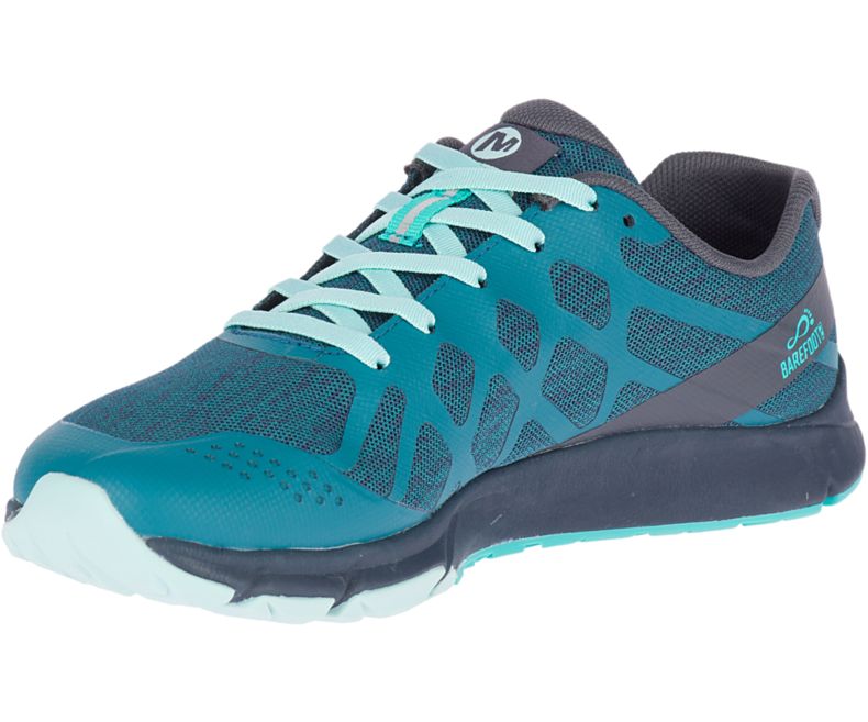 Merrell Bare Access Flex 2 Joggesko Dame Turkis | 36366W-1ST