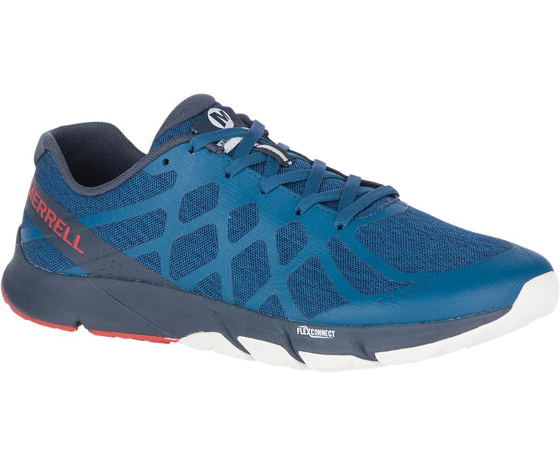 Merrell Bare Access Flex 2 Løpesko Herre Blå | 36160M-2RB