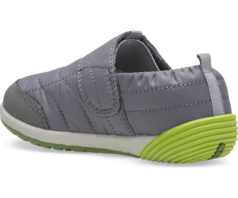 Merrell Bare Steps® Hut Moc Fritidssko Barn Grå Grønn | 40861B-1CG