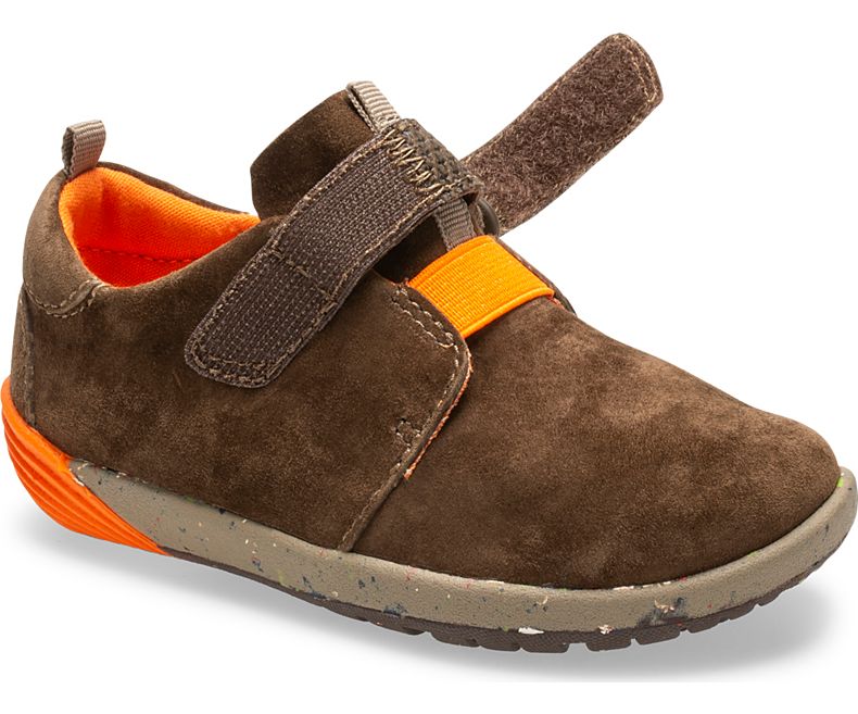 Merrell Bare Steps® Sneaker Fritidssko Barn Brune | 34559B-1CB