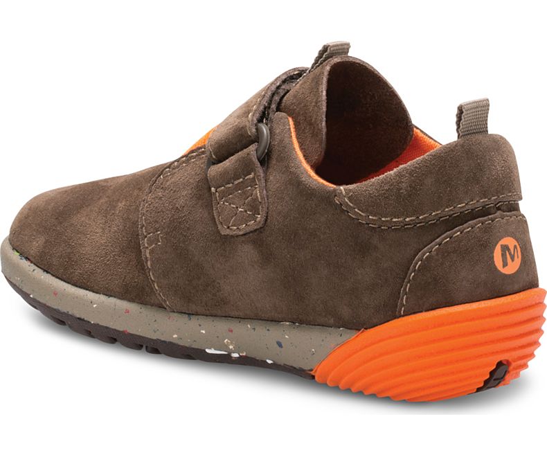 Merrell Bare Steps® Sneaker Fritidssko Barn Brune | 34559B-1CB