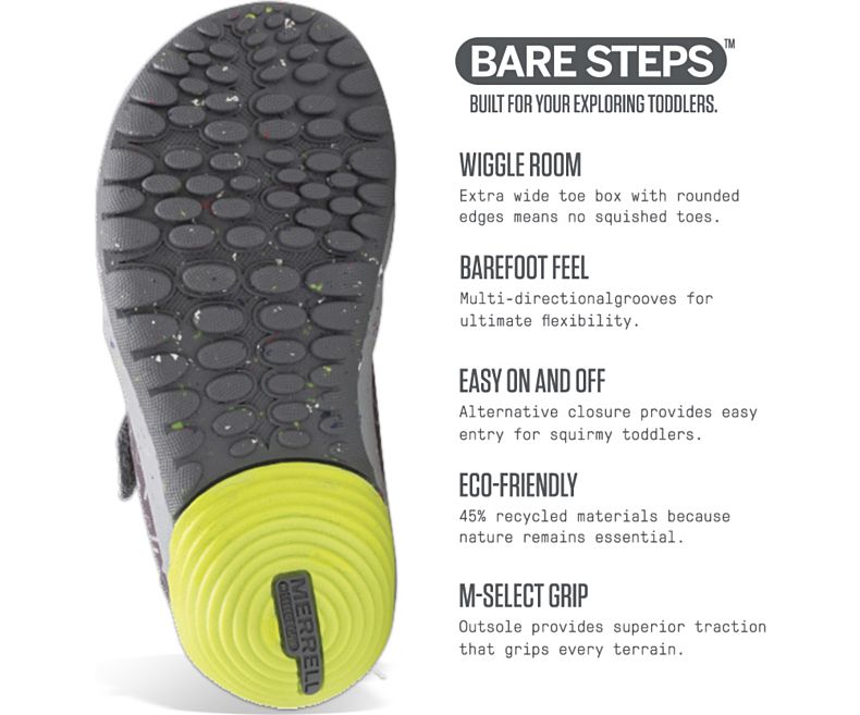 Merrell Bare Steps® Sneaker Fritidssko Barn Brune | 34559B-1CB