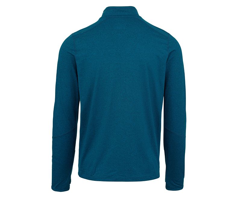 Merrell BetaTherm 1/4 Zip Mid-Layer Fleece Skjorter Med Lange Armer Herre Blå | 35764M-2LB