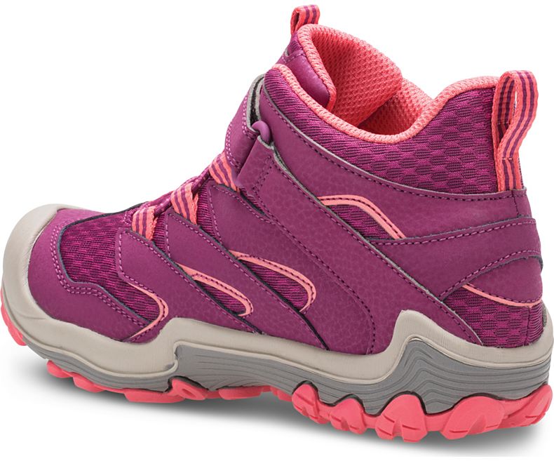 Merrell Chameleon 7 Access Mid A/C Vanntette Boot Fjellstøvler Barn Rosa Korall | 33216K-1HR