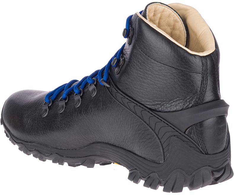 Merrell Chameleon 7 Bison Mid Gåsko Herre Svarte Blå | 41491M-2WB