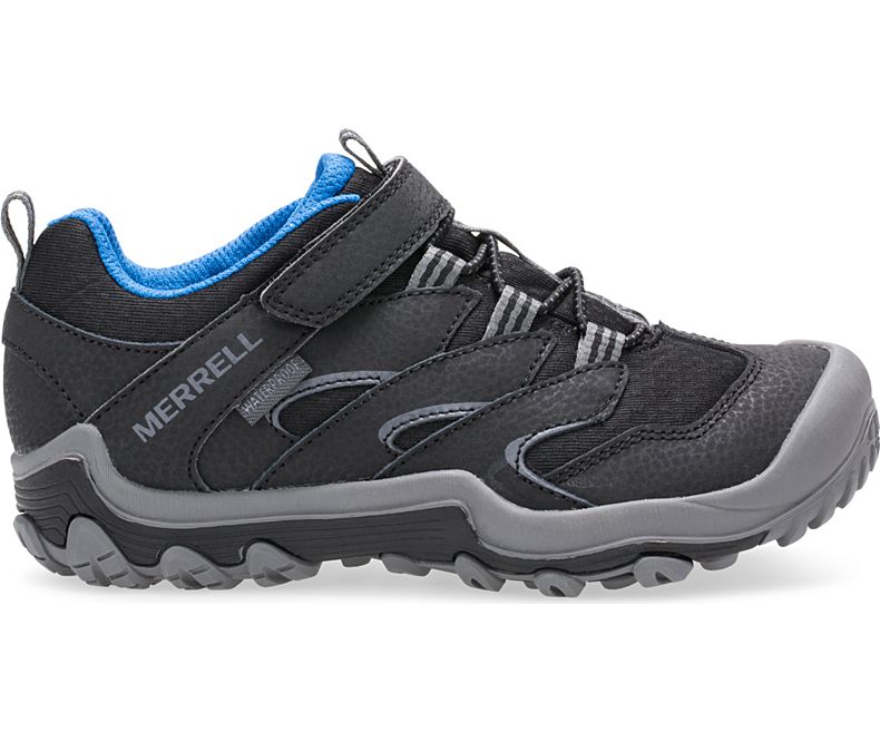 Merrell Chameleon 7 Low A/C Vanntette Boot Fjellstøvler Barn Svarte | 38800K-2HB