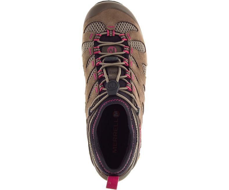 Merrell Chameleon 7 Stretch Fjellsko Dame Brune | 32437W-1HB