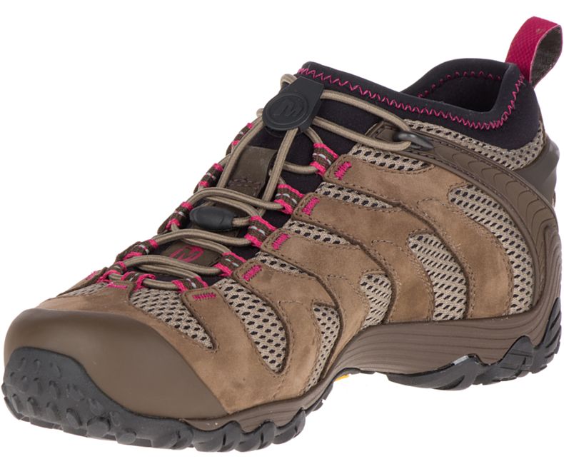 Merrell Chameleon 7 Stretch Fjellsko Dame Brune | 32437W-1HB