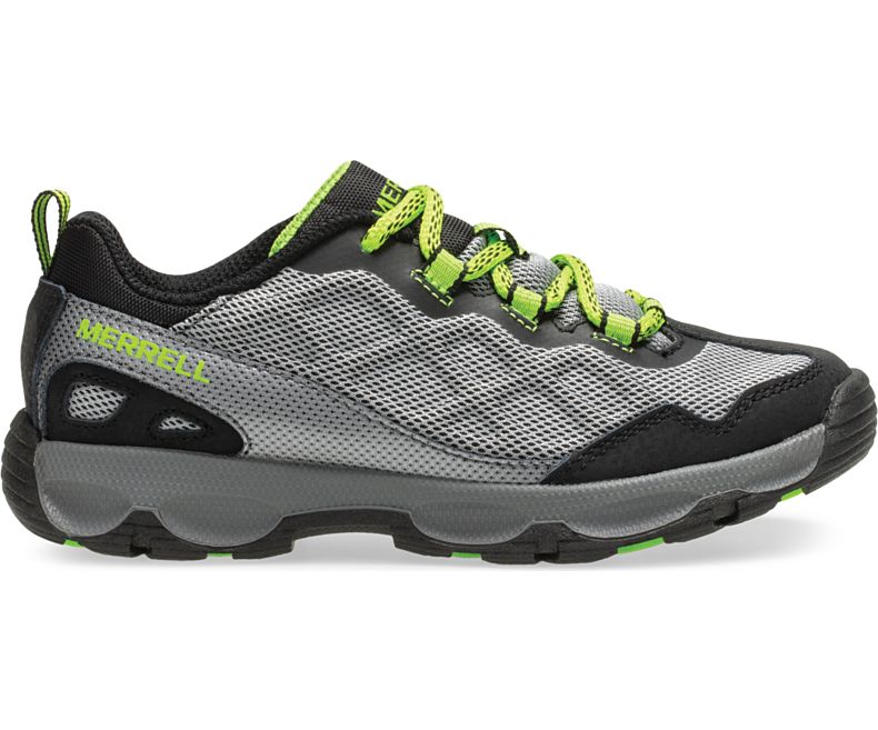Merrell Chameleon Low 2.0 Sneaker Fjellstøvler Barn Grå Lyse Grønn | 41006K-1HG