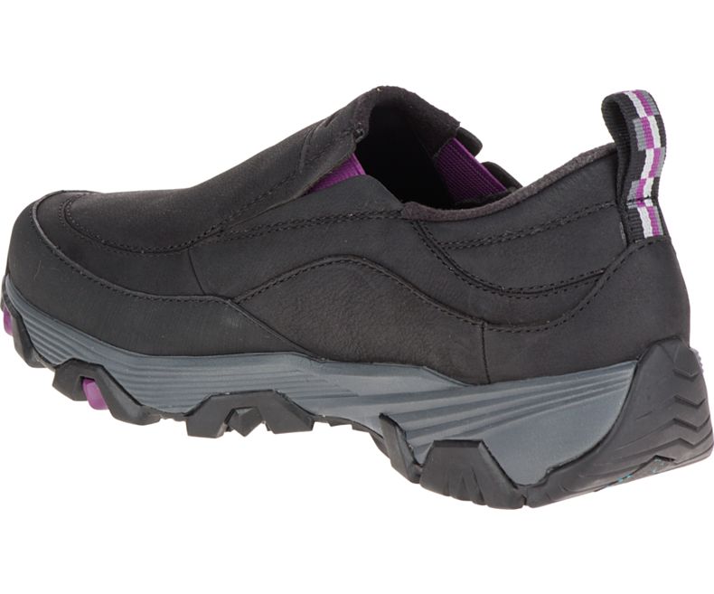 Merrell ColdPack Ice+ Moc Vanntette Brede Bredde Fritidssko Dame Svarte | 41579W-1CB