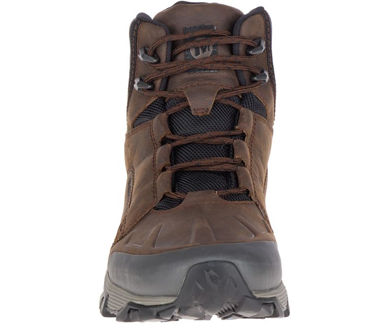 Merrell Coldpack Ice+ Mid Polar Vanntette Vinterstøvler Herre Sjokolade | 29540M-2IC