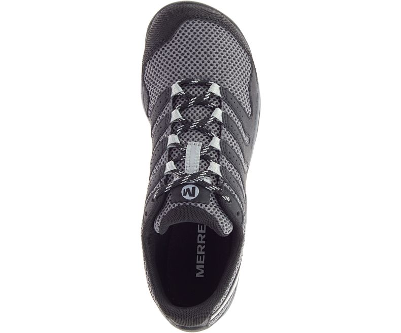 Merrell Cross Glove Barefoot Sko Dame Svarte Grå | 41502W-1BB