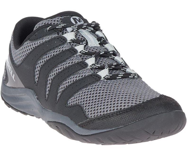Merrell Cross Glove Barefoot Sko Dame Svarte Grå | 41502W-1BB