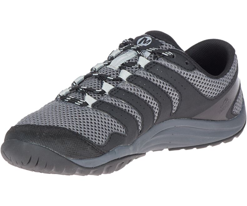 Merrell Cross Glove Barefoot Sko Dame Svarte Grå | 41502W-1BB