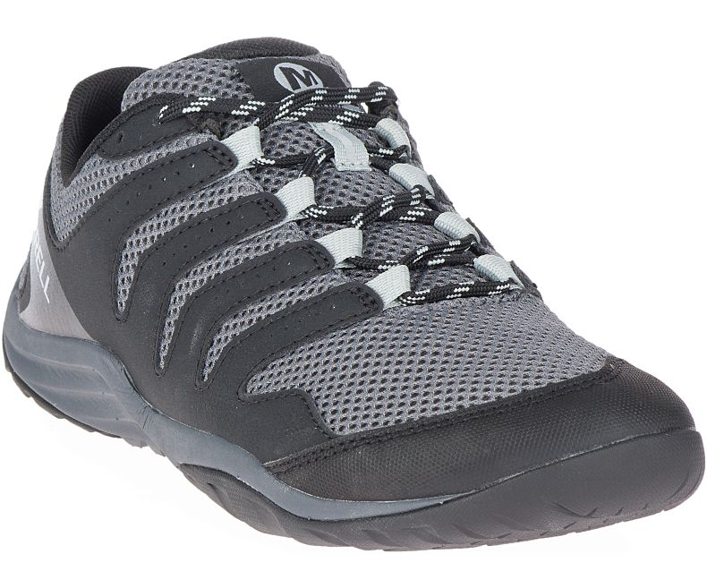 Merrell Cross Glove Barefoot Sko Herre Svarte Grå | 41503M-2BB